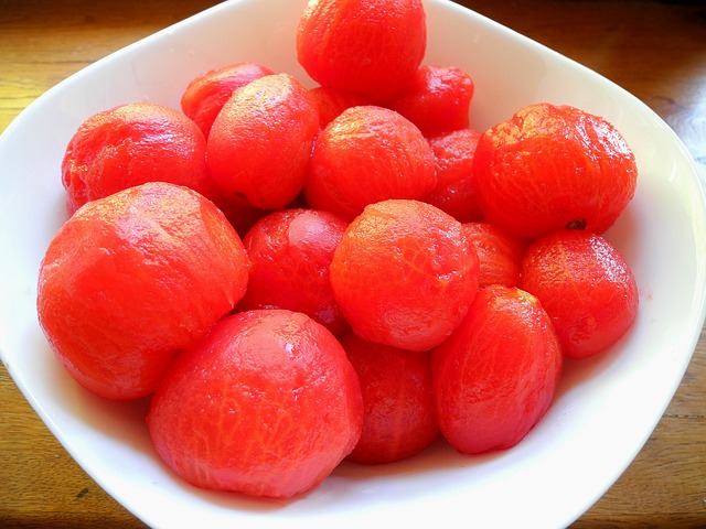 tomates sin piel